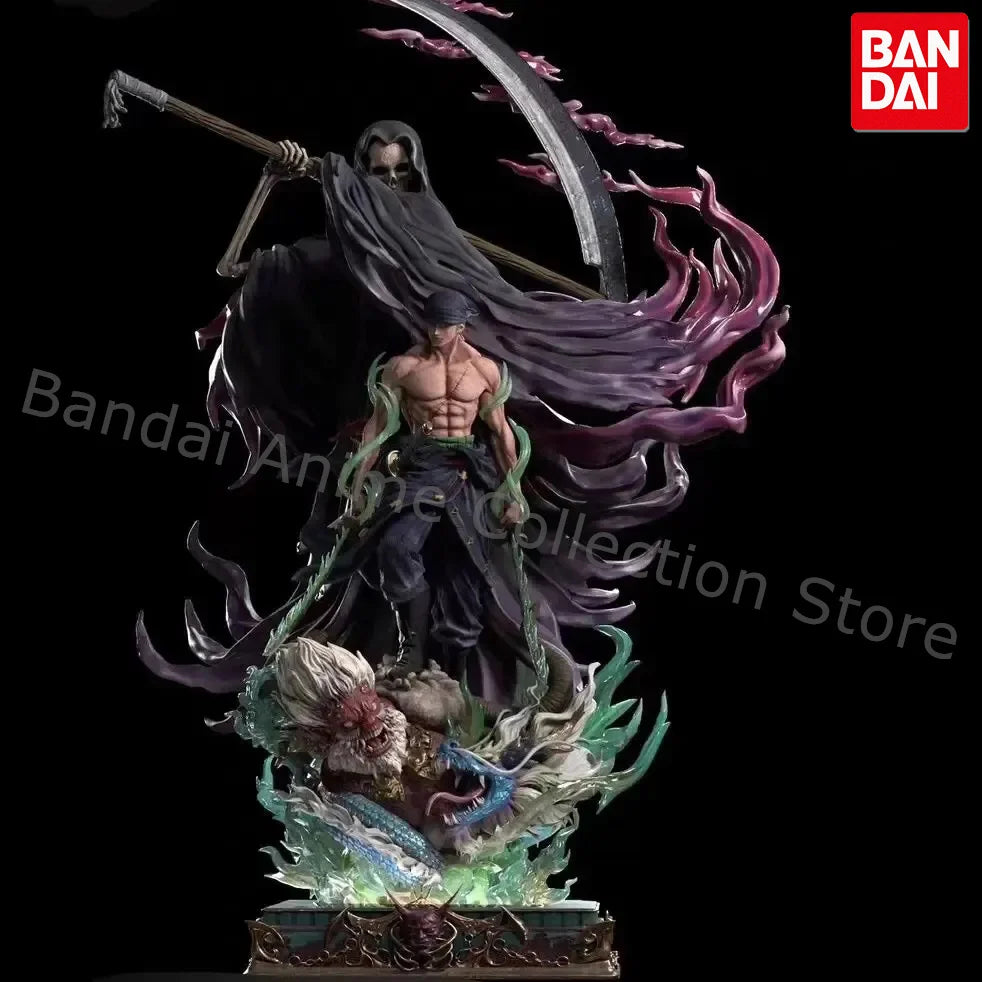 24Cm One Piece Anime Action Figures Standing Death Roronoa Zoro Figure Model Collection Ornament Handmade Toy Boy Birthday Gifts