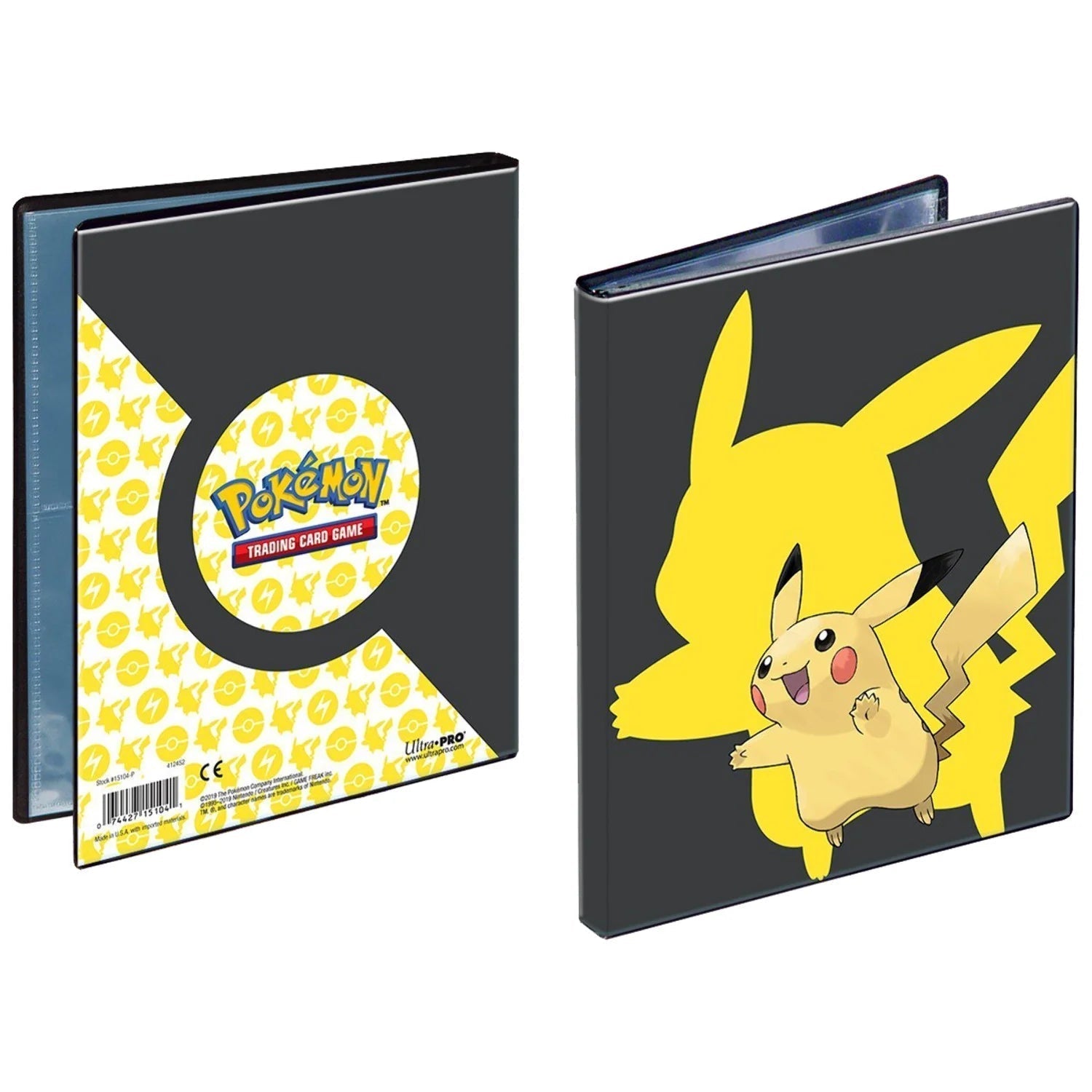 Pikachu 4-Pocket Portfolio for Pokémon