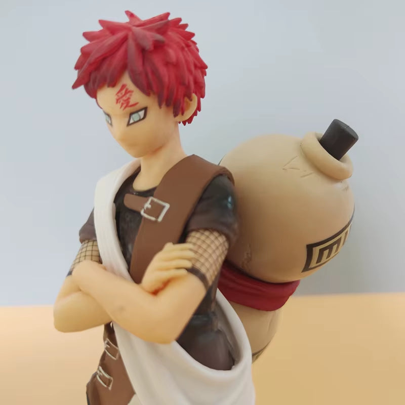 20CM Anime Naruto Ten Years of Hundred Ninja Gaara Big Gourd Decorative Model Toy Gift Collection Action Figure