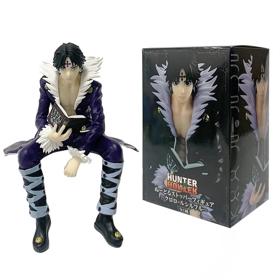 13Cm Hunter×Hunter Anime Figure Phantom Troupe Hisoka Action Figure Noodle Stopper Room Decoration Noodle Stopper PVC Model Toys