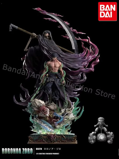 24Cm One Piece Anime Action Figures Standing Death Roronoa Zoro Figure Model Collection Ornament Handmade Toy Boy Birthday Gifts