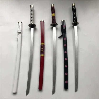 Cosplay 1:1 Anime Roronoa Zoro Sword Weapon Armed Katana Espada Wood Ninja Knife Samurai Sword Prop Toys for Teens