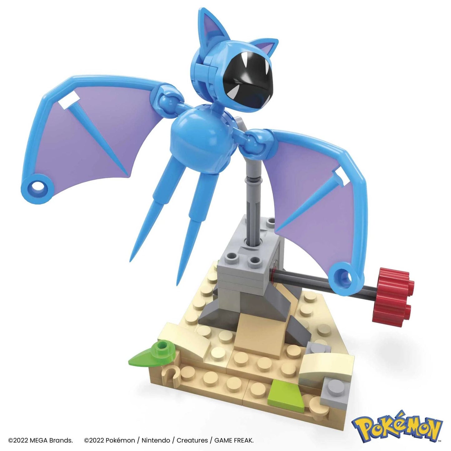 Pokemon Building Toy Kit Zubat'S Midnight Flight (61 Pieces) for Kids