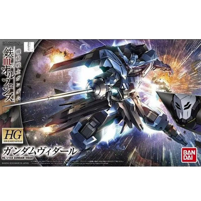 Gundam Model Kit Anime Figure HG IBO 027 1/144 Gundam Vidar Genuine Gunpla Model Anime Action Figure Toys for Children