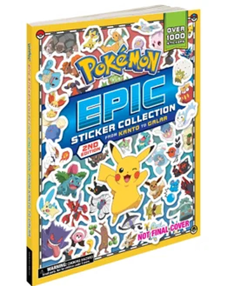 : Pokémon Epic Sticker Collection: from Kanto to Galar (Paperback)