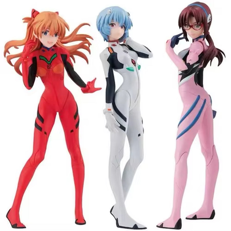 Gacha Neon Genesis Evangelion EVA Theater Edition HG02 Asuka Langley Soryu Ayanami Rei Action Figure Model Toys