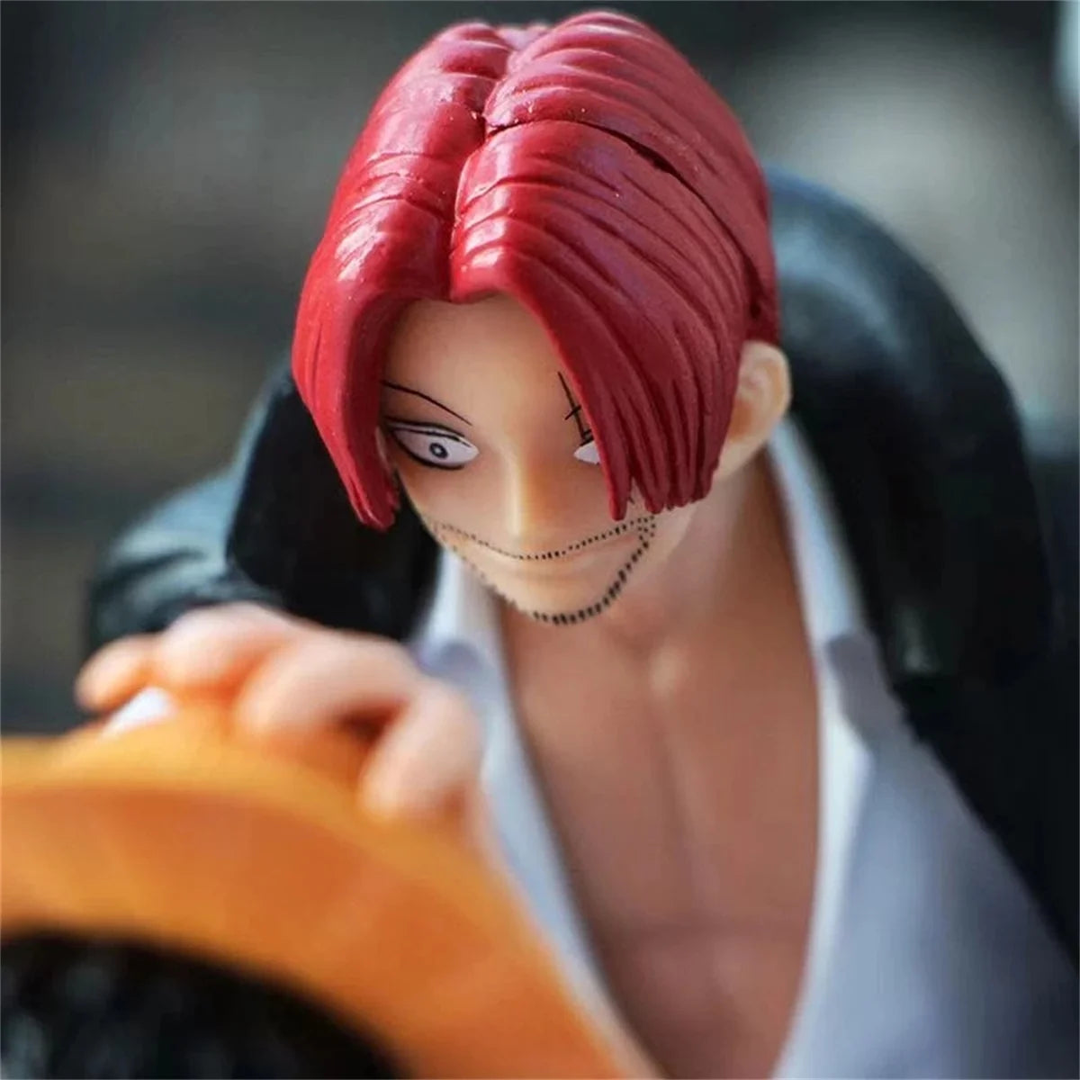 17Cm One Piece Anime Figure Four Emperors Shanks Straw Hat Luffy Action Figure One Piece Figurine