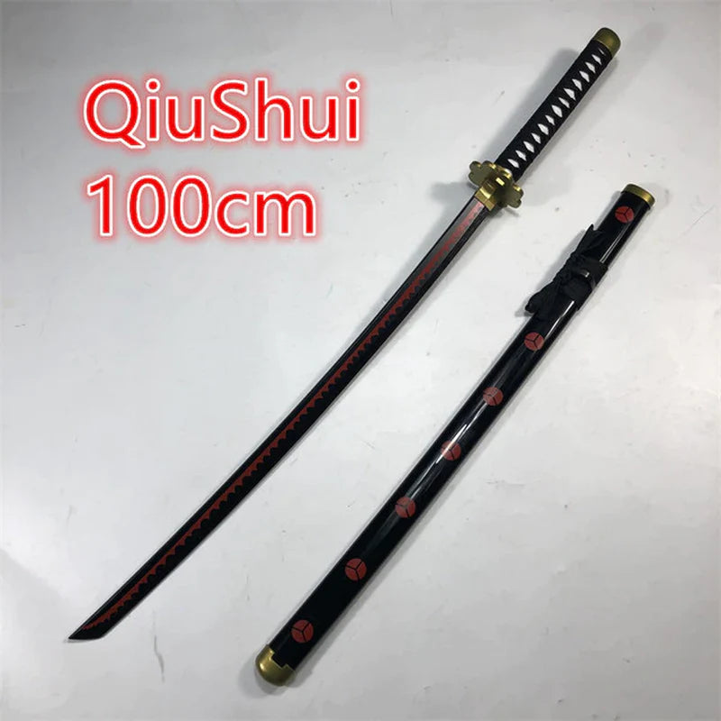 Cosplay 1:1 Anime Roronoa Zoro Sword Weapon Armed Katana Espada Wood Ninja Knife Samurai Sword Prop Toys for Teens