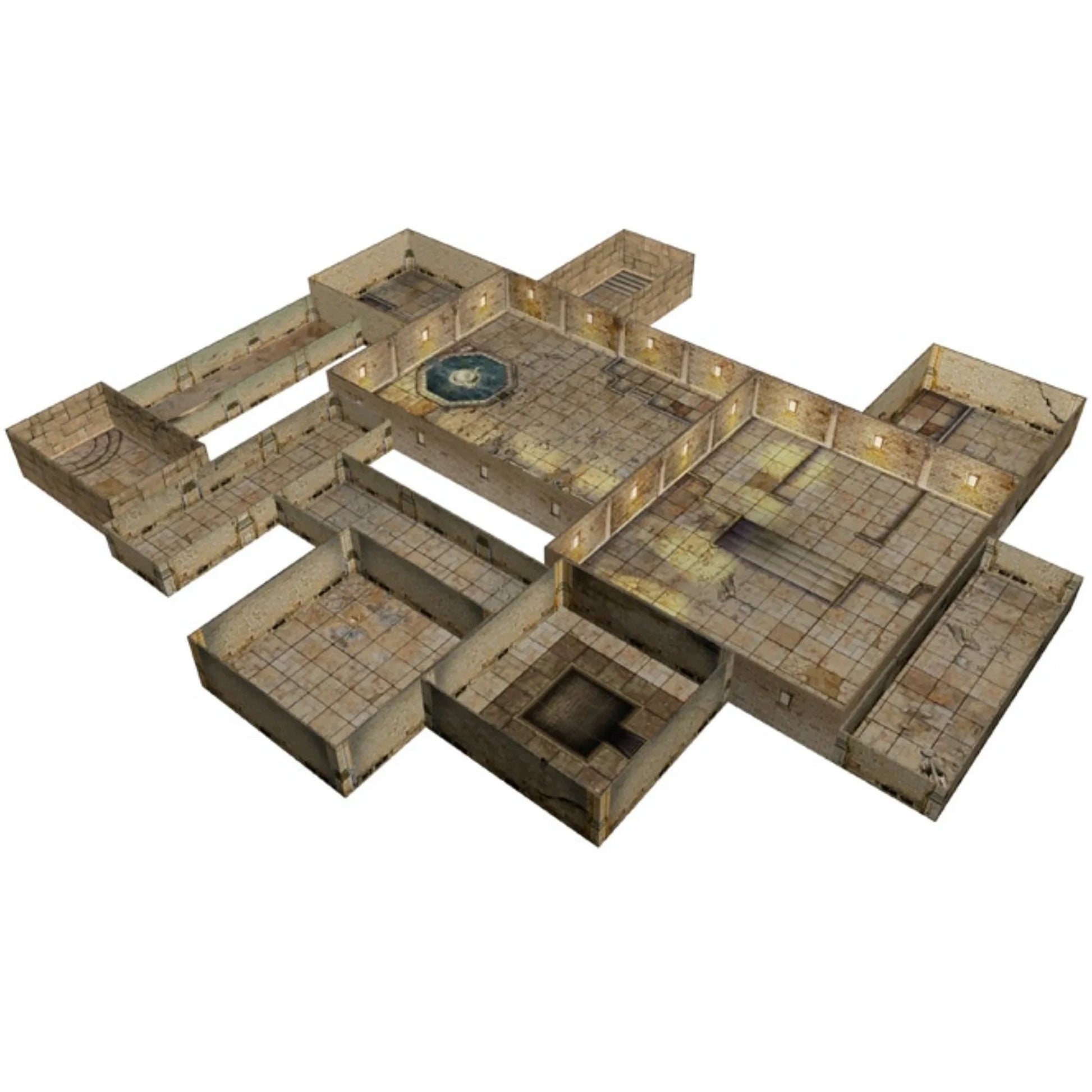 Tenfold Dungeon: the Temple - Modular Roleplaying Terrain Set & 5E RPG Adventure, Gale Force 9