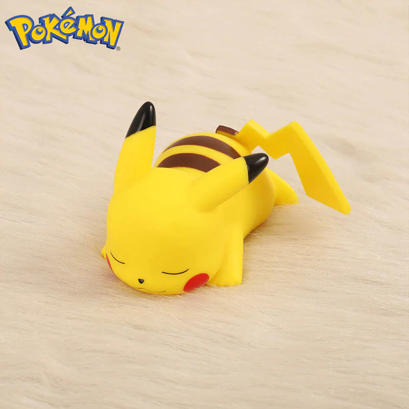 Pokemon Pikachu Night Light TAKARA TOMY Cute Anime Soft Light Bedroom Bedside LED Lights Room Decoration Children Toy Xmas Gift