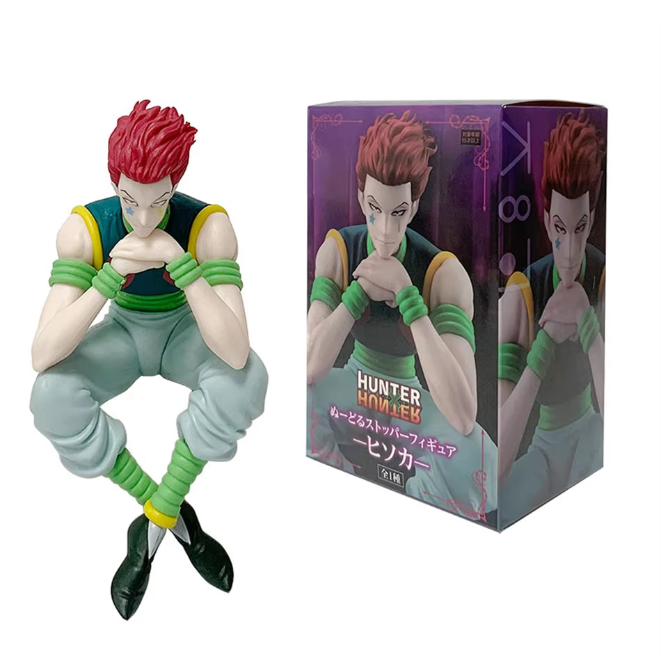 13Cm Hunter×Hunter Anime Figure Phantom Troupe Hisoka Action Figure Noodle Stopper Room Decoration Noodle Stopper PVC Model Toys