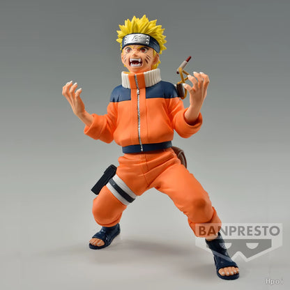 15CM Naruto Uzumaki Naruto 2 Battle Scene Beast Transformation Battle Form Naruto Sasuke Model Toy Gift Collection Action Figure