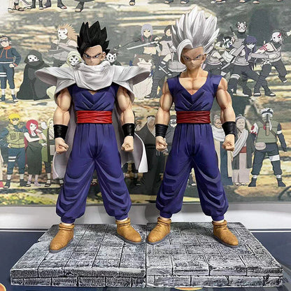 Anime Dragon Ball Z Super Hero White Hair Son Gohan Saiyan Action Figurine 29Cm PVC Statue Collectible Model Toys Gift