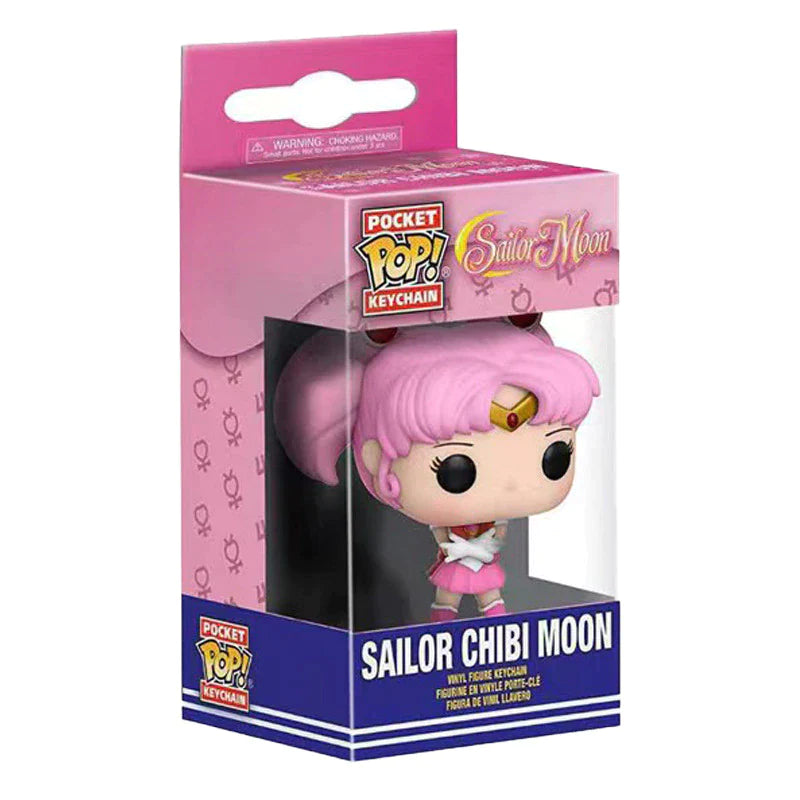 Sailor Moon Chibiusa Cute Cartoon Doll Key Chain Funko Pop Kawaii Toy Backpack Pendant Decoration Adorkable Christmas Presents