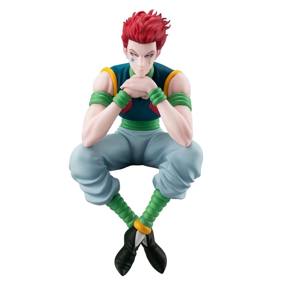 13Cm Hunter×Hunter Anime Figure Phantom Troupe Hisoka Action Figure Noodle Stopper Room Decoration Noodle Stopper PVC Model Toys