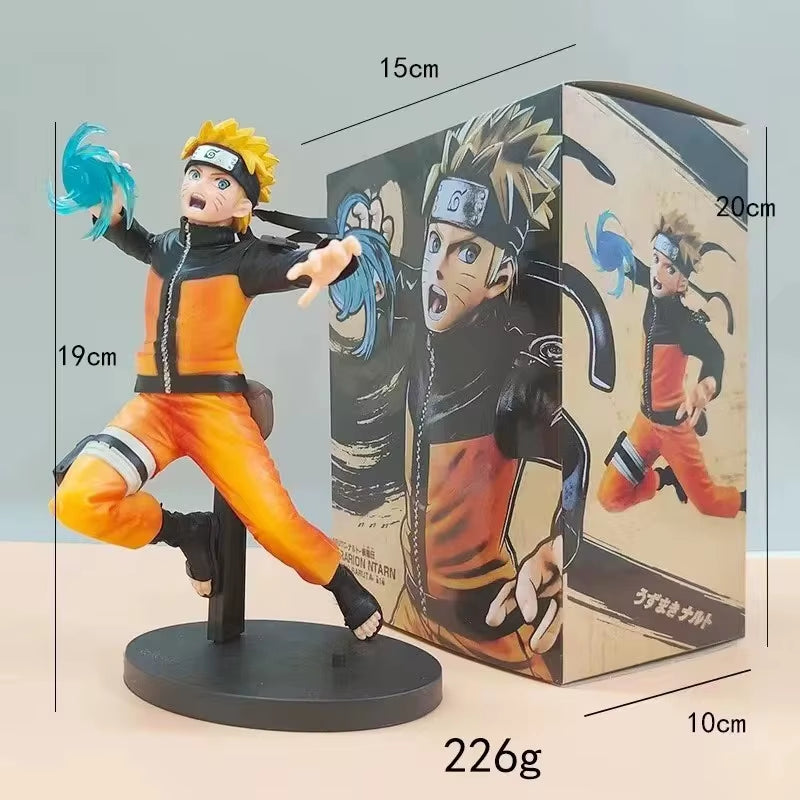 19CM Anime Vibration Stars Uzumaki NARUTO Shippuden Rasengan Battle Form Model Toy Gift Collection Action Figure PVC