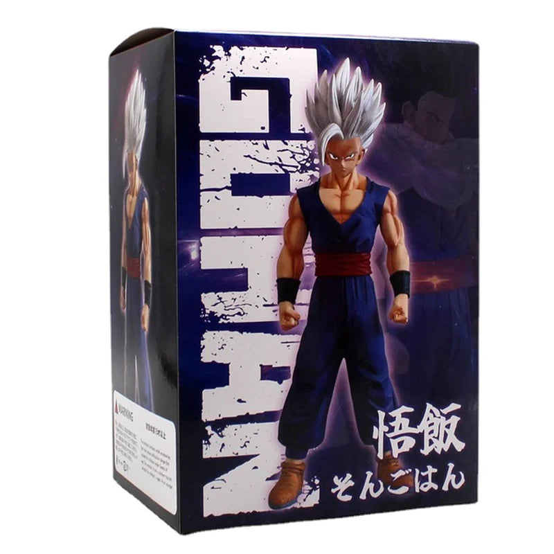 Anime Dragon Ball Z Super Hero White Hair Son Gohan Saiyan Action Figurine 29Cm PVC Statue Collectible Model Toys Gift