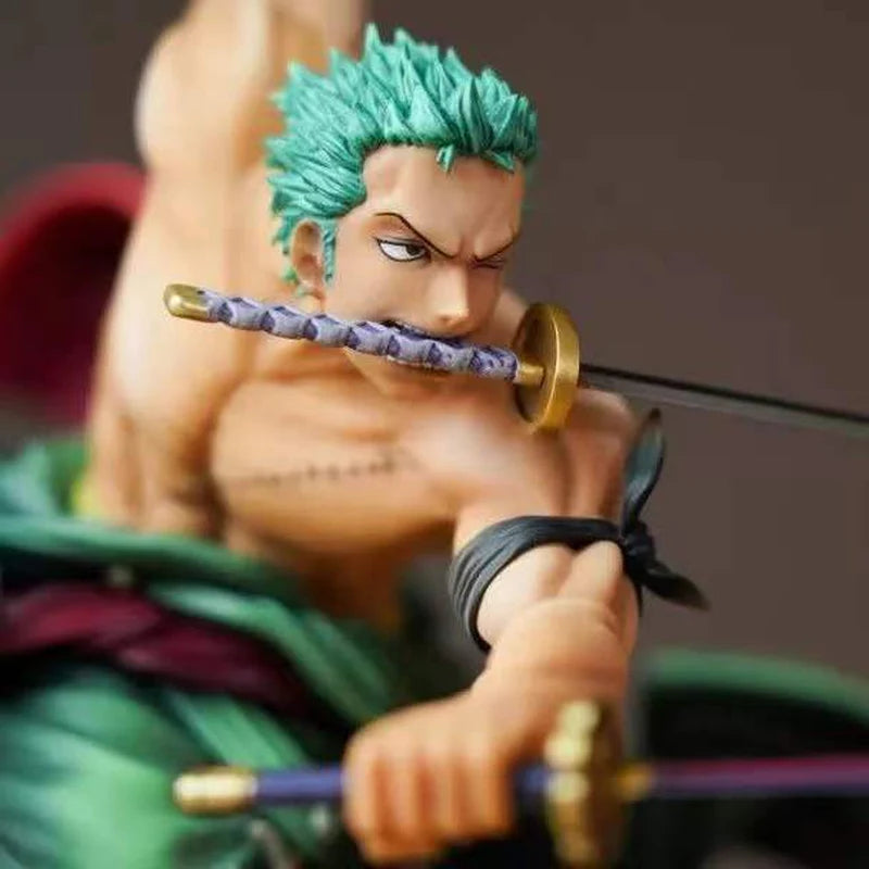 One Piece Anime Figure Roronoa Zoro Anime Statue PVC Action Figure Collection Model Toys Gift 10Cm