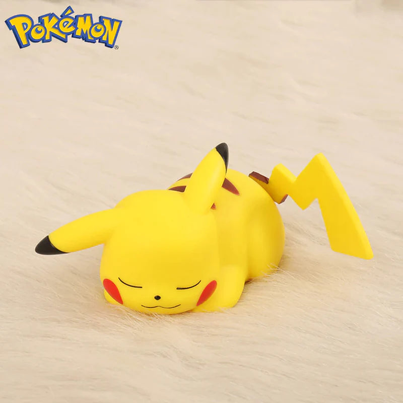 Pokemon Pikachu Night Light TAKARA TOMY Cute Anime Soft Light Bedroom Bedside LED Lights Room Decoration Children Toy Xmas Gift