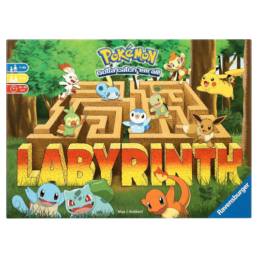 Pokemon Labyrinth Board Game, Children to Adult Ages 7+