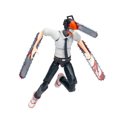 Total Anime Chainsaw Man - 6.5-Inch Figure with Alternate Head and Arms plus Swappable Mouthpiece