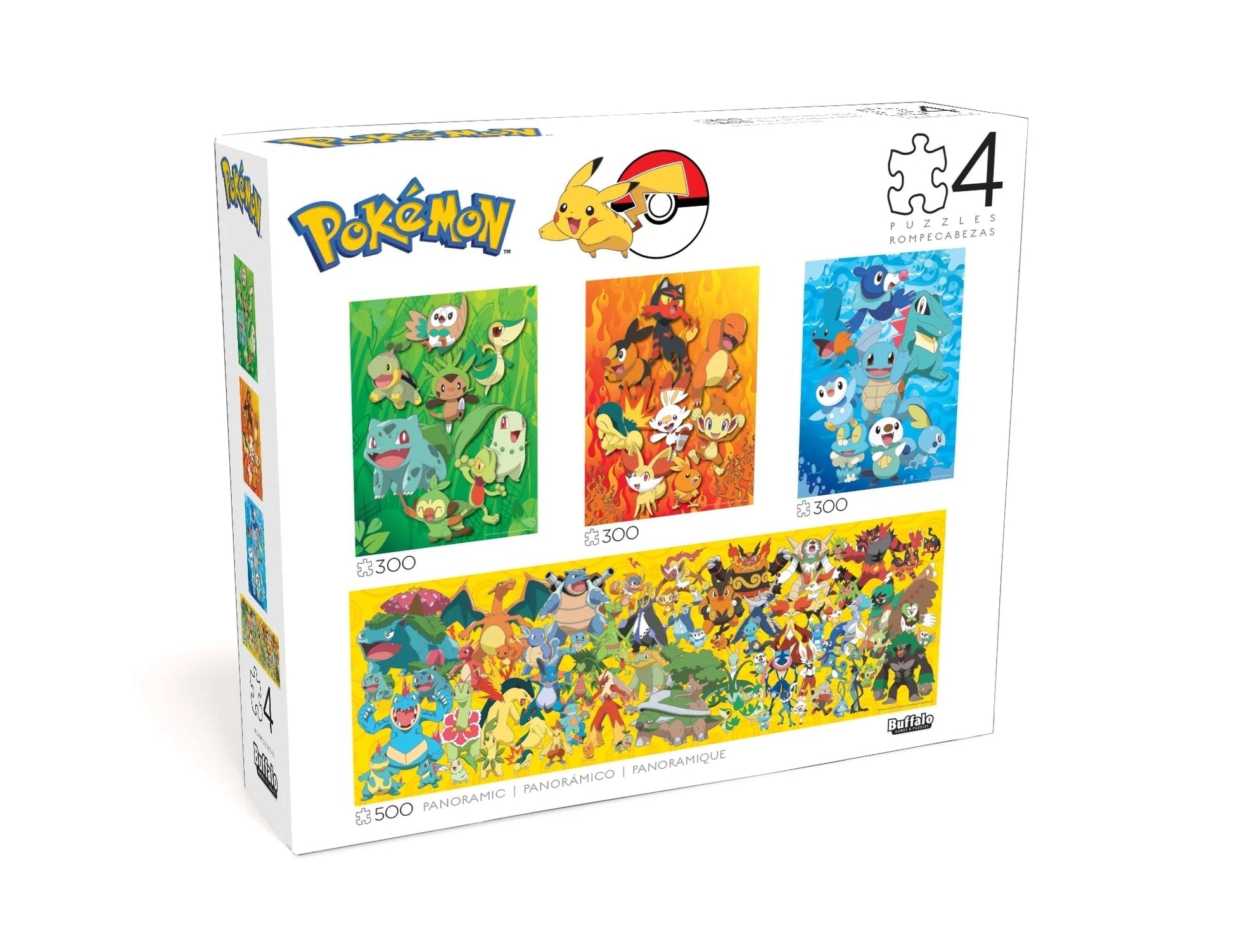 4X1 Pokemon Multipack Jigsaw Puzzles