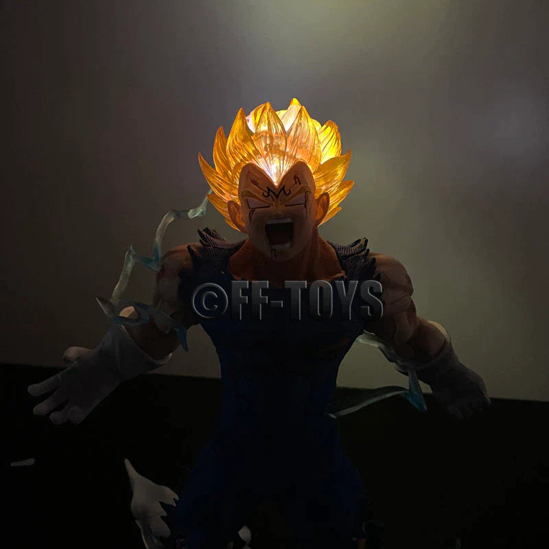 Anime Dragon Ball Z GK Vegeta Figure Self-Destruct Majin Vegeta Figurine 27CM PVC Action Figures Collection Model Toys Gifts