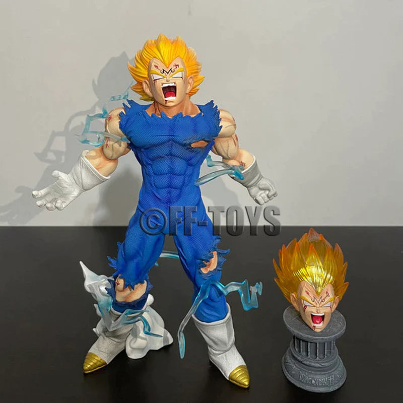 Anime Dragon Ball Z GK Vegeta Figure Self-Destruct Majin Vegeta Figurine 27CM PVC Action Figures Collection Model Toys Gifts