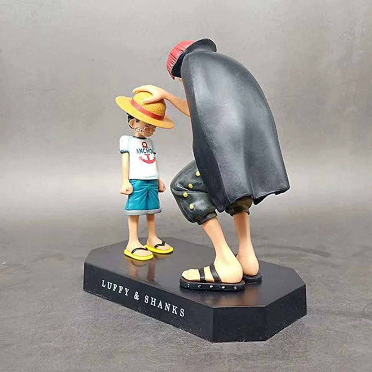 17Cm One Piece Anime Figure Four Emperors Shanks Straw Hat Luffy Action Figure One Piece Figurine