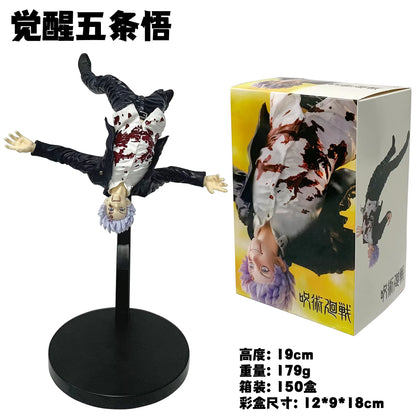 19CM Anime Jujutsu Kaisen Figure Season 2 Satoru Gojo Awakening Flying Model Toy Doll Gift Collection Action Figure PVC