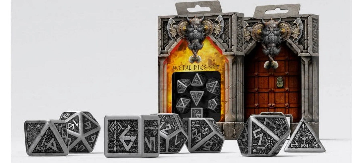 Metal Dwarven Dice Set (7)