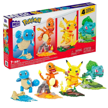 Pokémon  Build and Show Bundle Pikachu & Kanto Partner Pokémon