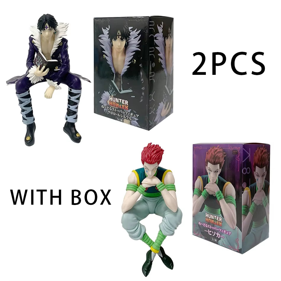 13Cm Hunter×Hunter Anime Figure Phantom Troupe Hisoka Action Figure Noodle Stopper Room Decoration Noodle Stopper PVC Model Toys