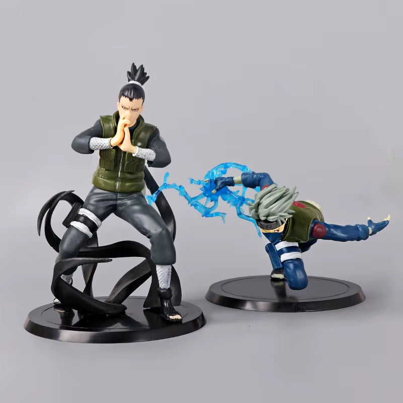 15CM Anime Naruto Shippuuden Hatake Kakashi Figure X-Tra 1/10 Raikiri Fighting Pose Model Toy Gift Collection Aciton Figure PVC