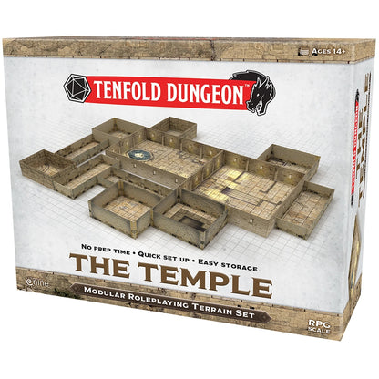 Tenfold Dungeon: the Temple - Modular Roleplaying Terrain Set & 5E RPG Adventure, Gale Force 9