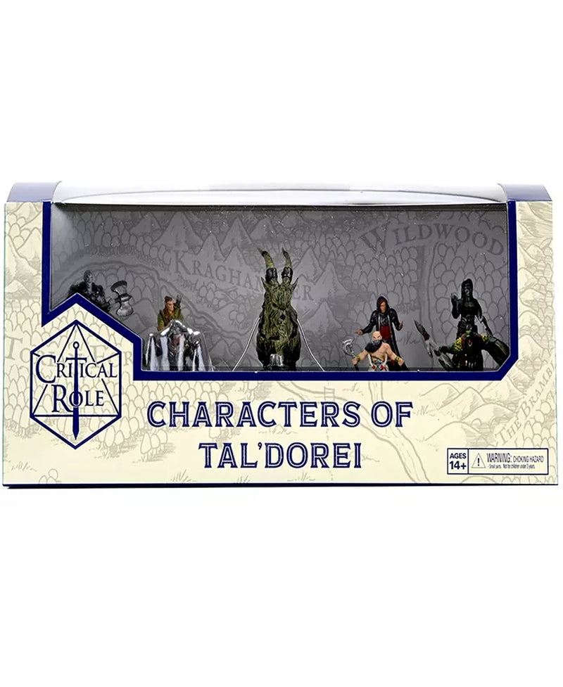 Critical Role Characters of Tal'Dorei Pre Painted Role Playing Game 1St 9 Piece Miniature Set