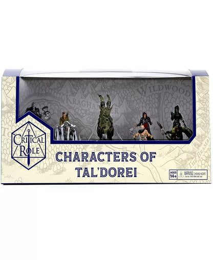 Critical Role Characters of Tal'Dorei Pre Painted Role Playing Game 1St 9 Piece Miniature Set