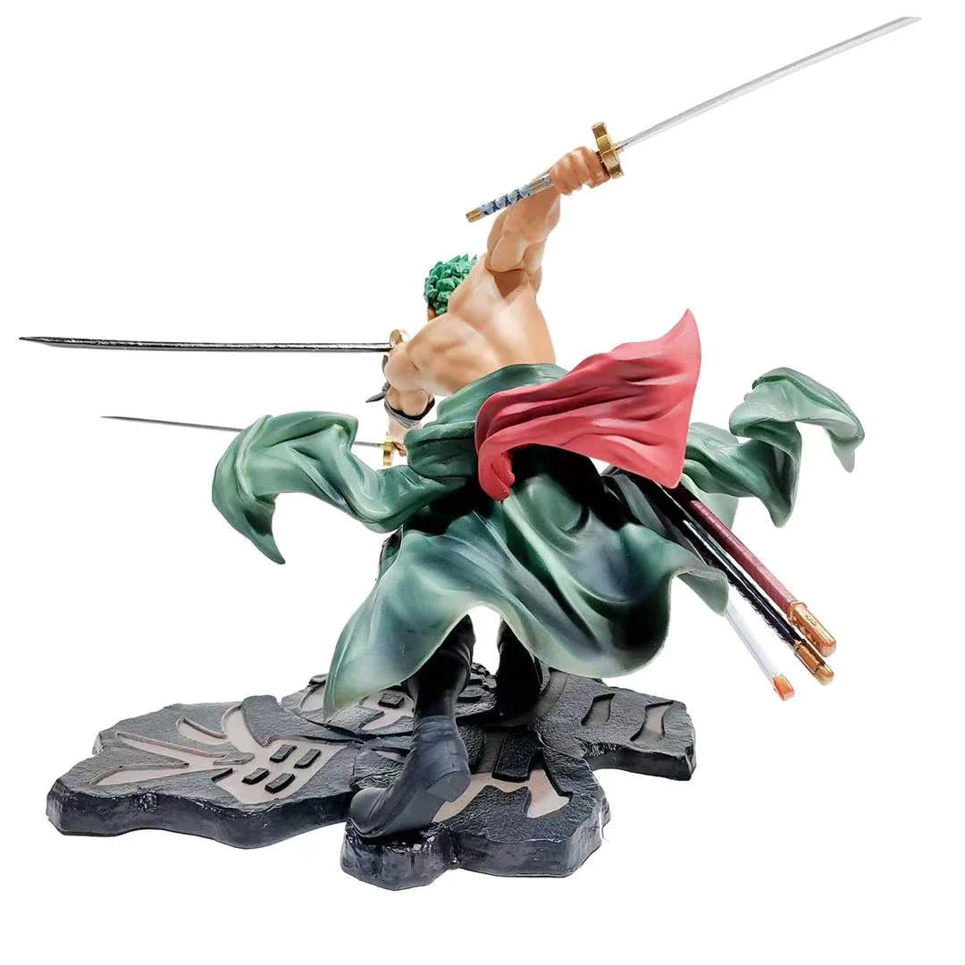 One Piece Anime Figure Roronoa Zoro Anime Statue PVC Action Figure Collection Model Toys Gift 10Cm