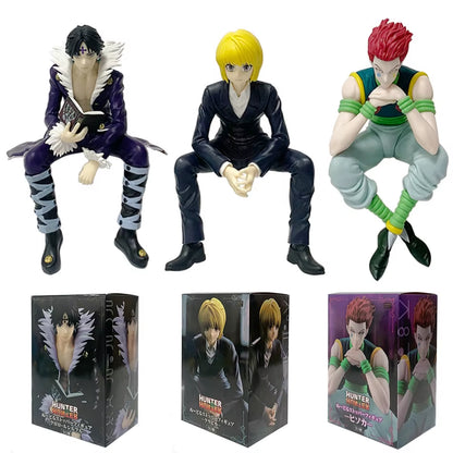 13Cm Hunter×Hunter Anime Figure Phantom Troupe Hisoka Action Figure Noodle Stopper Room Decoration Noodle Stopper PVC Model Toys