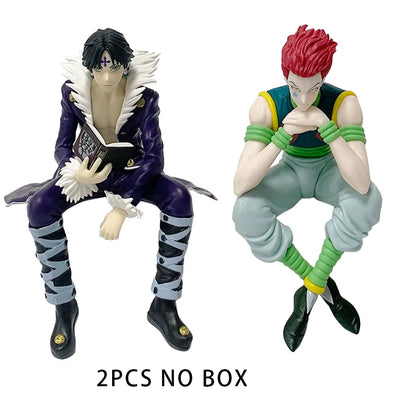 13Cm Hunter×Hunter Anime Figure Phantom Troupe Hisoka Action Figure Noodle Stopper Room Decoration Noodle Stopper PVC Model Toys