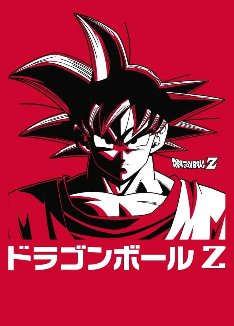 Dragon Ball Z Goku Kanji Mens Graphic Tee Shirt