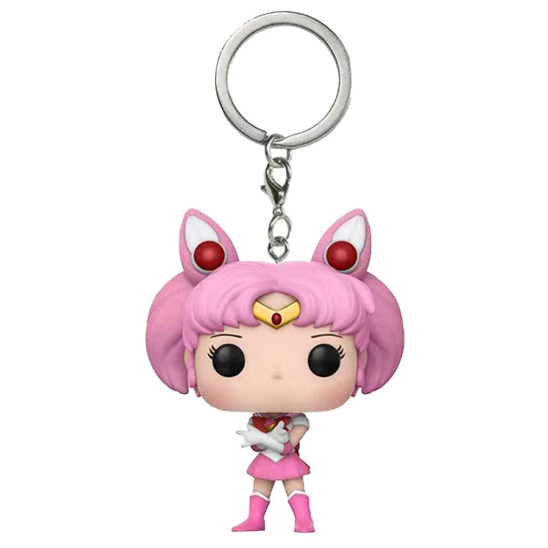 Sailor Moon Chibiusa Cute Cartoon Doll Key Chain Funko Pop Kawaii Toy Backpack Pendant Decoration Adorkable Christmas Presents