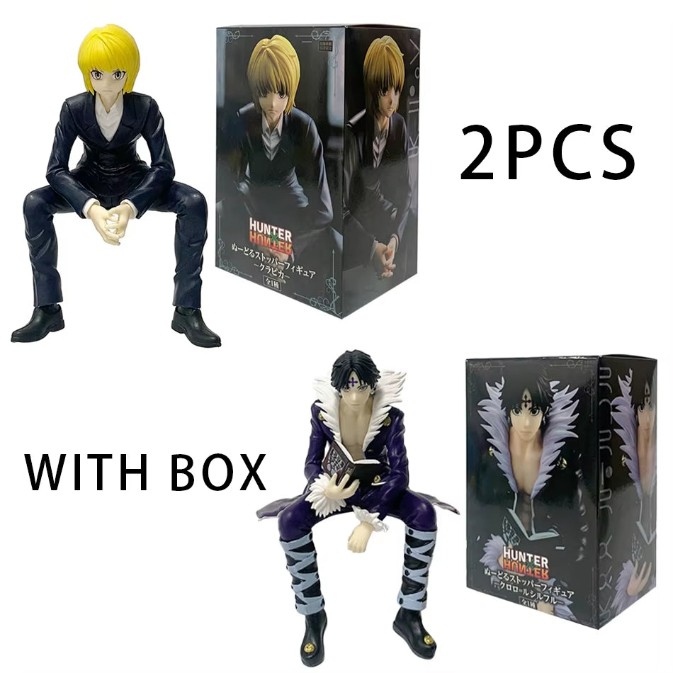 13Cm Hunter×Hunter Anime Figure Phantom Troupe Hisoka Action Figure Noodle Stopper Room Decoration Noodle Stopper PVC Model Toys