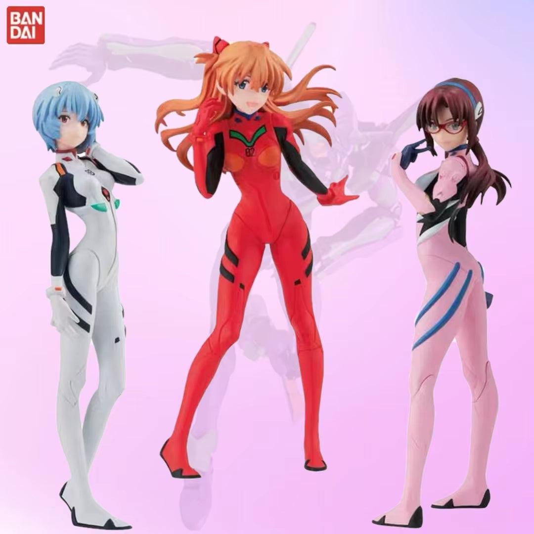 Gacha Neon Genesis Evangelion EVA Theater Edition HG02 Asuka Langley Soryu Ayanami Rei Action Figure Model Toys